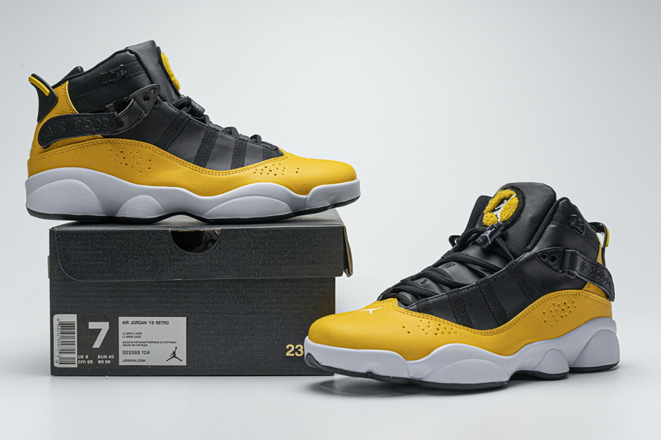Nike Jordan 6 Rings Bg Basketball Shoes Yellow 322992 700 3 - www.kickbulk.co