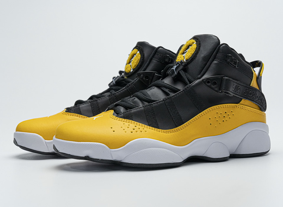 Nike Jordan 6 Rings Bg Basketball Shoes Yellow 322992 700 4 - www.kickbulk.co