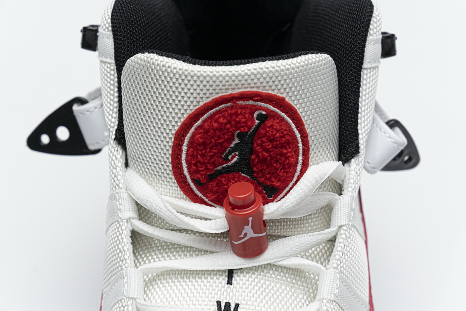 Nike Jordan 6 Rings Bg Basketball Shoes White Red Lifestyle 323419 120 10 - www.kickbulk.co