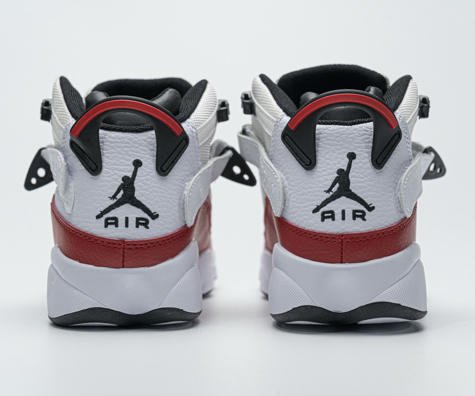 Nike Jordan 6 Rings Bg Basketball Shoes White Red Lifestyle 323419 120 8 - www.kickbulk.co