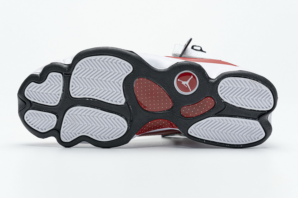 Nike Jordan 6 Rings Bg Basketball Shoes White Red Lifestyle 323419 120 9 - www.kickbulk.co