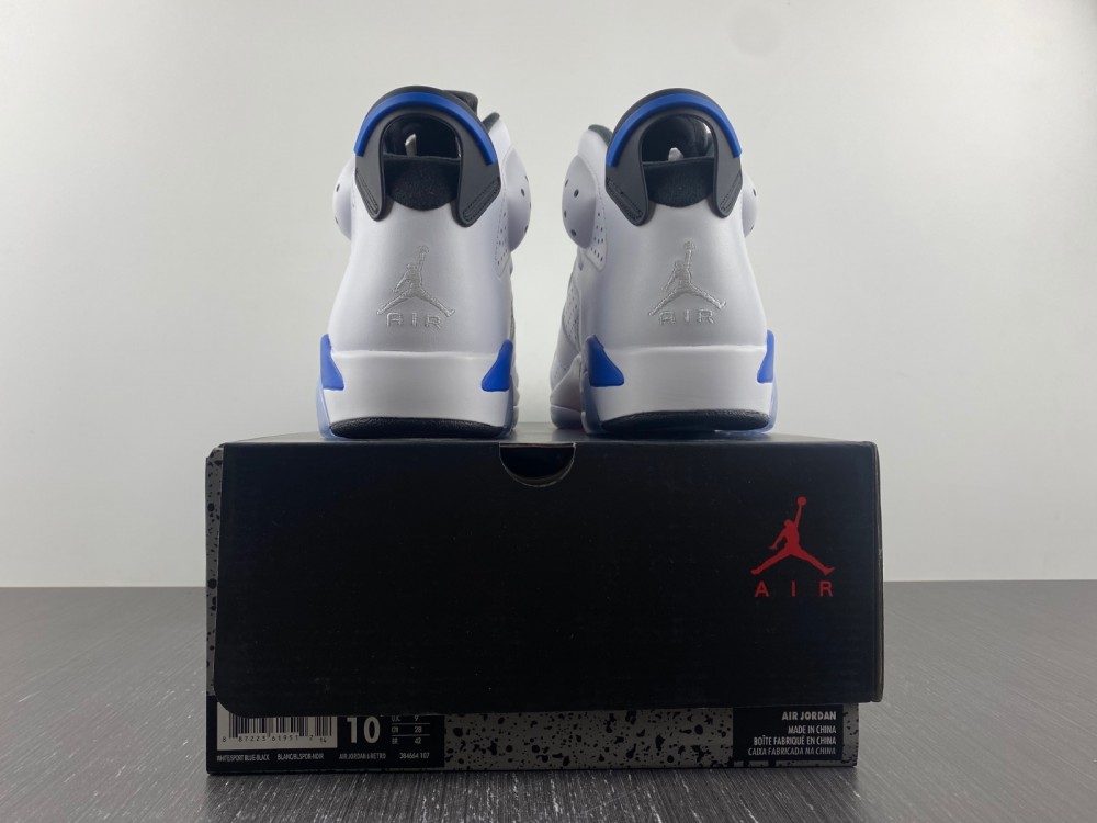 Air Jordan 6 Retro Sport Blue 2014 384664 107 11 - www.kickbulk.co