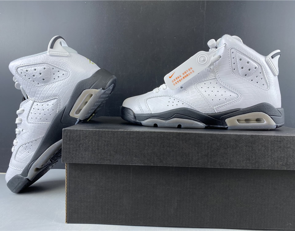 Air Jordan 6 Retro Bg Alligator 384665 110 18 - www.kickbulk.co