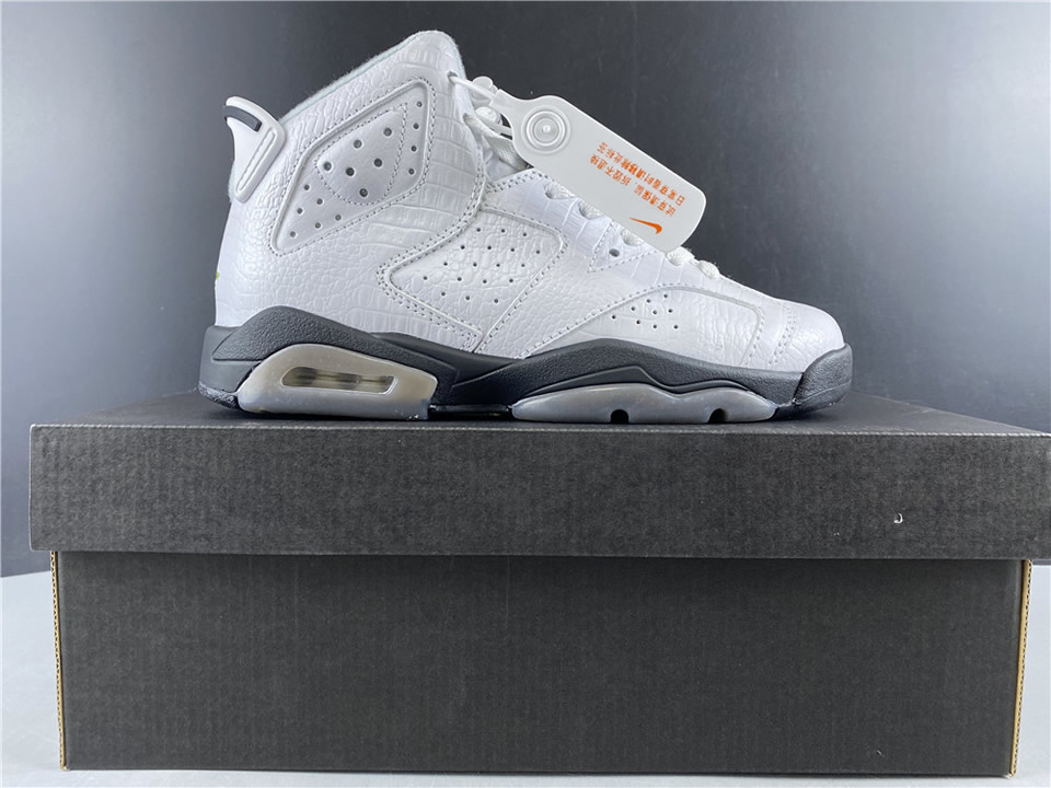 Air Jordan 6 Retro Bg Alligator 384665 110 20 - www.kickbulk.co