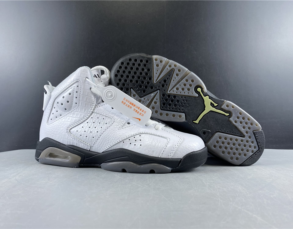 Air Jordan 6 Retro Bg Alligator 384665 110 22 - www.kickbulk.co