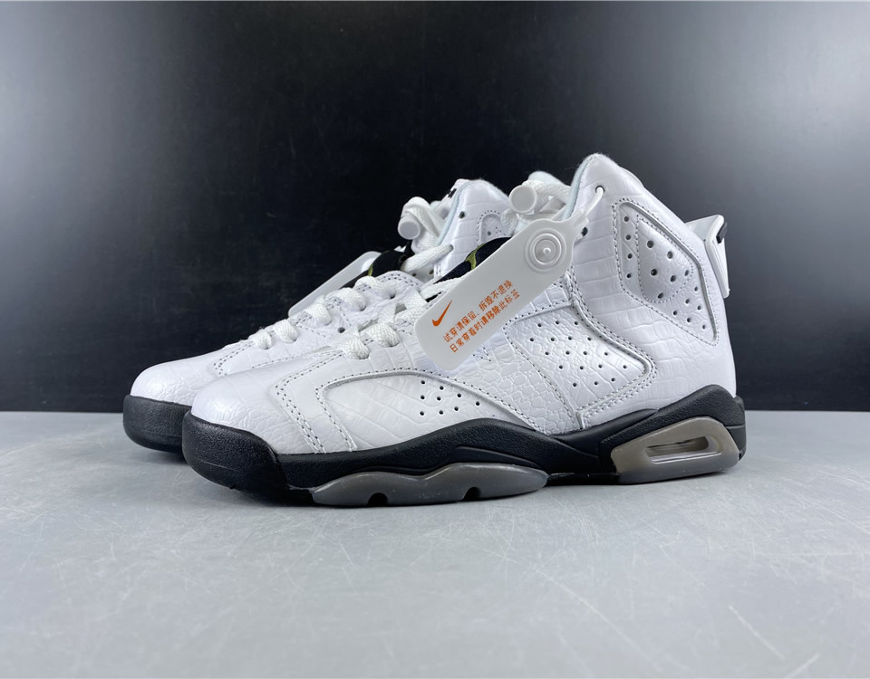 Air Jordan 6 Retro Bg Alligator 384665 110 23 - www.kickbulk.co