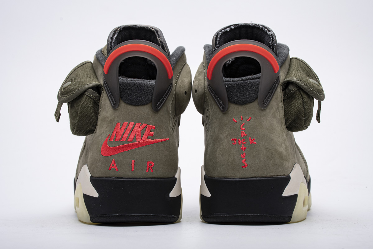 Travis Scott X Air Jordan 6 Retro Olive Cn1084 200 11 - www.kickbulk.co