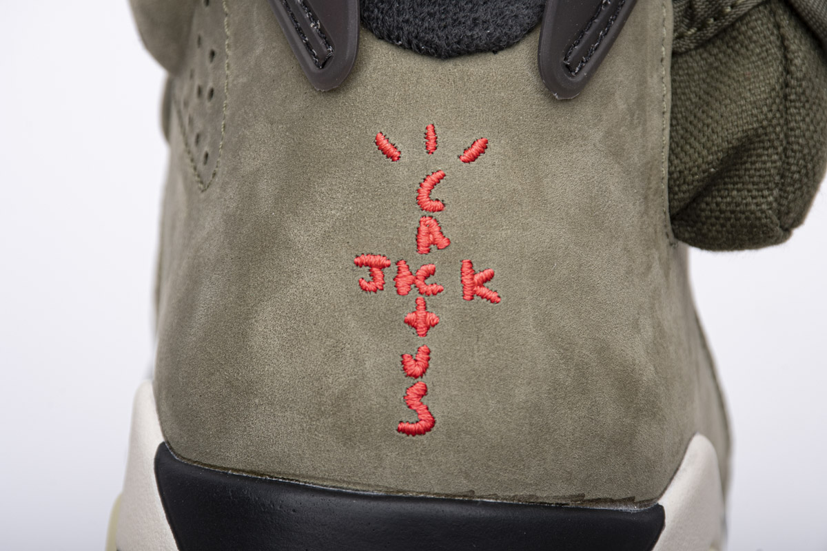 Travis Scott X Air Jordan 6 Retro Olive Cn1084 200 20 - www.kickbulk.co