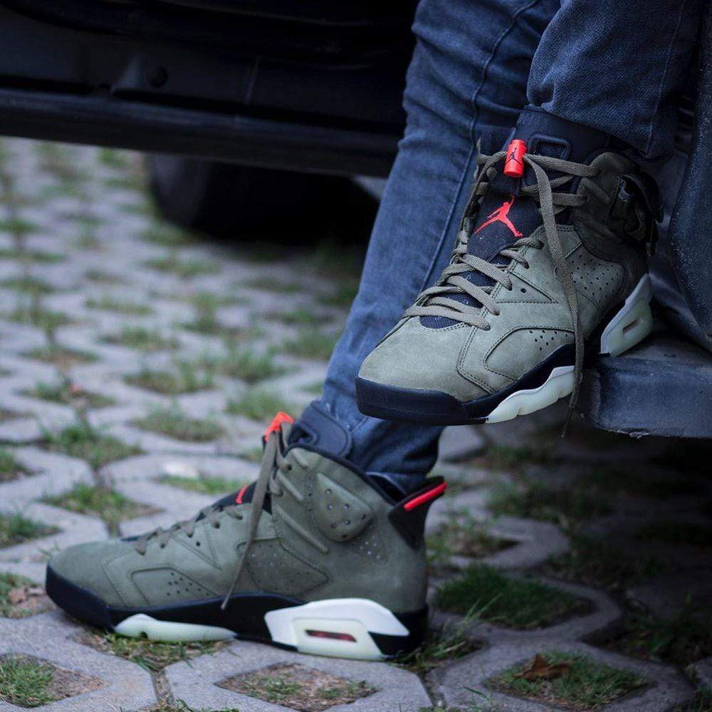 Travis Scott X Air Jordan 6 Retro Olive Cn1084 200 7 - www.kickbulk.co