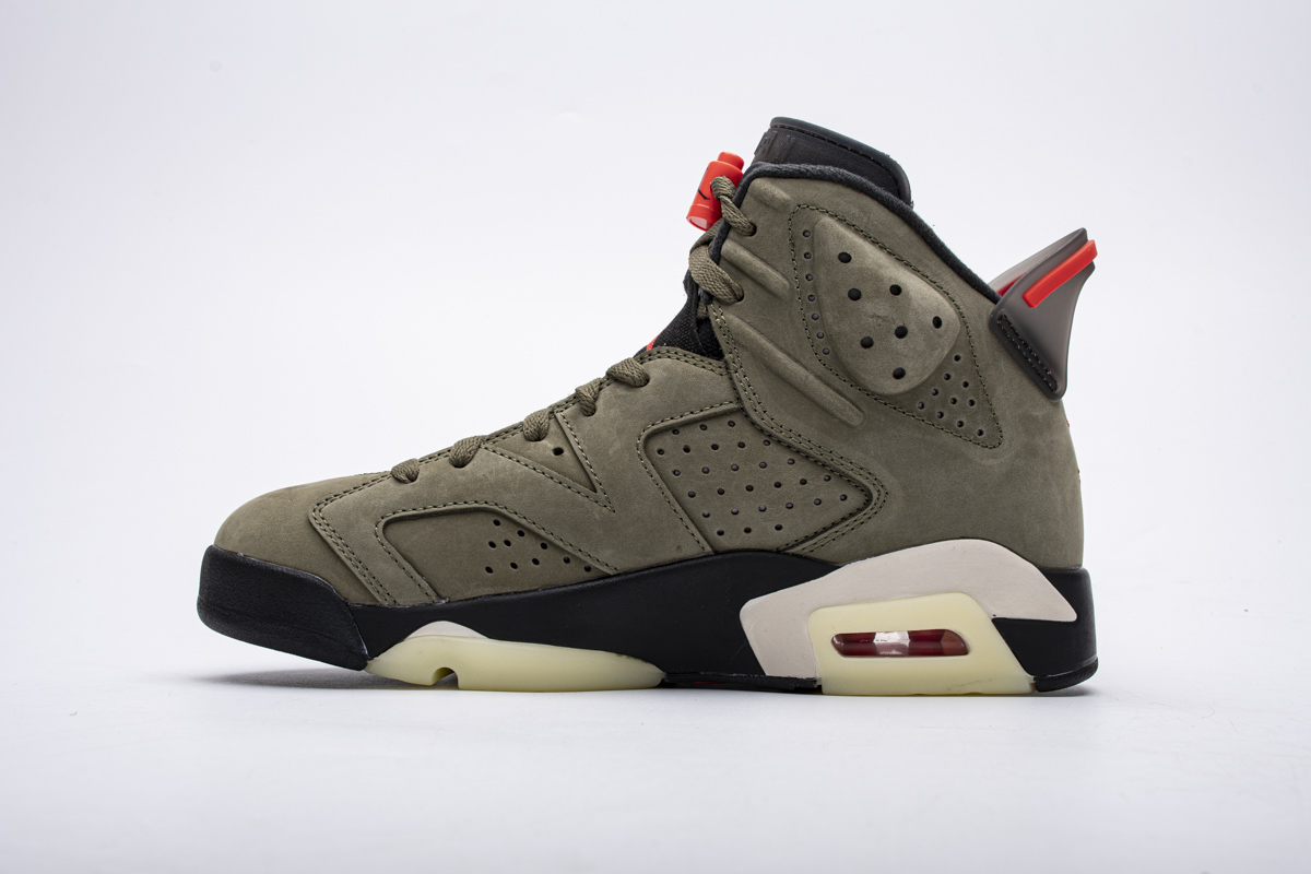 Travis Scott X Air Jordan 6 Retro Olive Cn1084 200 8 - www.kickbulk.co