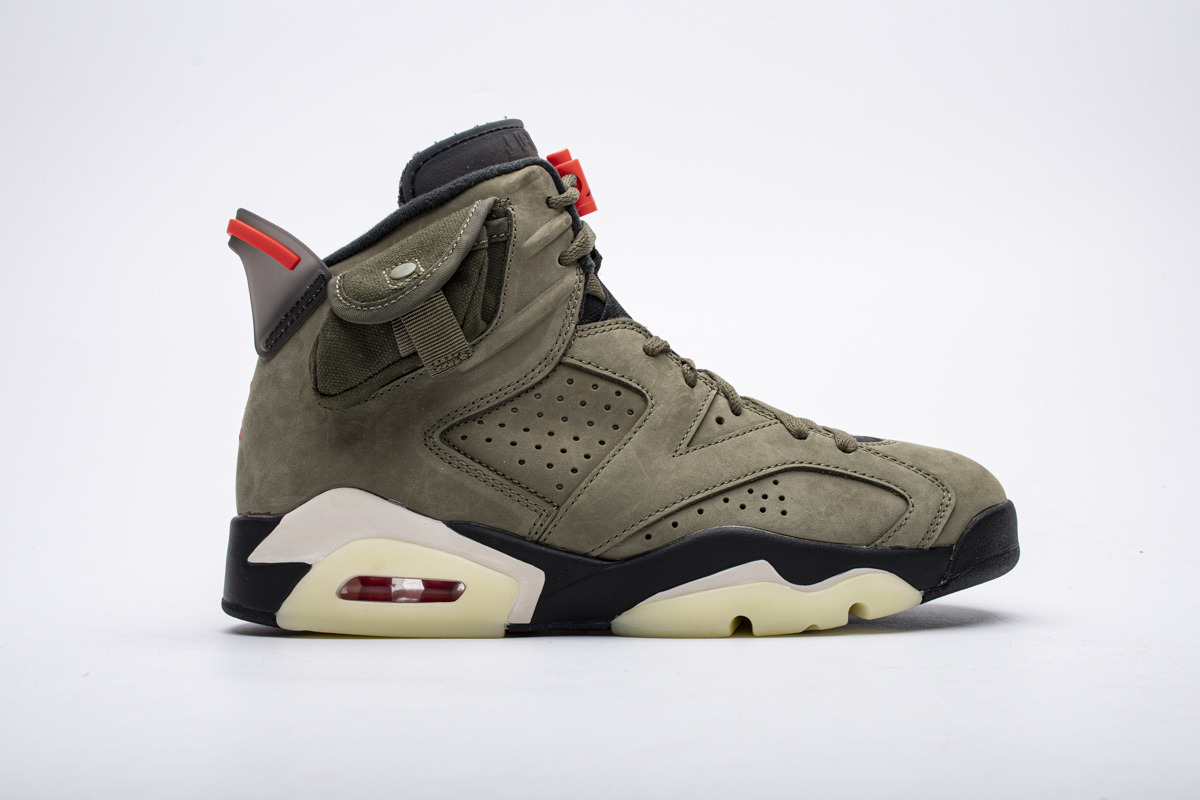 Travis Scott X Air Jordan 6 Retro Olive Cn1084 200 9 - www.kickbulk.co