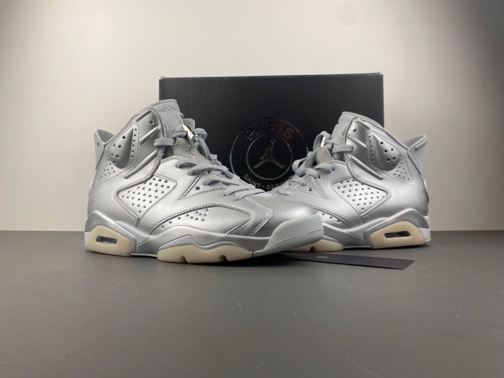 Psg Air Jordan 6 Metallic Silver Pure Platinum Iq5135 001 10 - www.kickbulk.co Psg Air Jordan 6 Metallic Silver Pure Platinum Iq5135 001 10 - www.kickbulk.co
