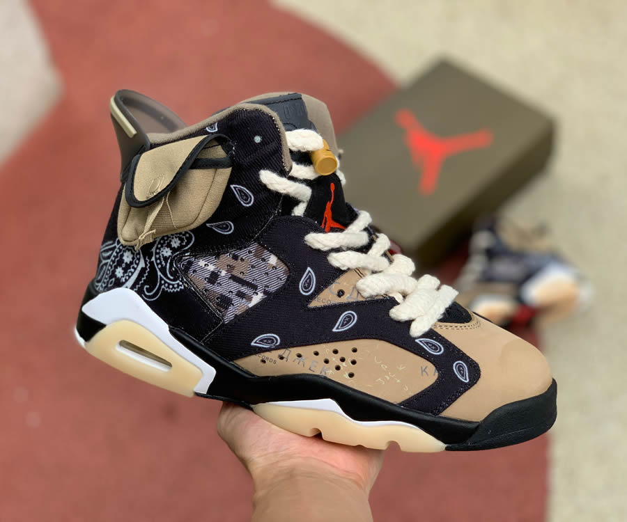 Air Jordan 6 Travis Scott Ts Ct5058 001 6 - www.kickbulk.co