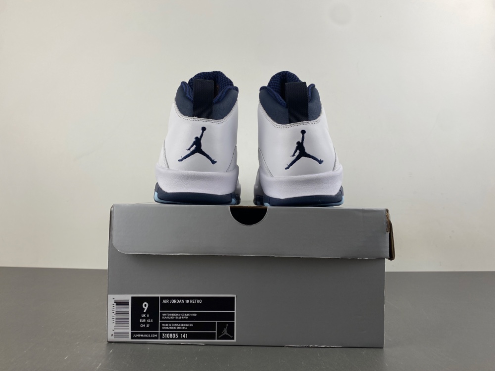 Air Jordan 10 Retro Ice Blue 2005 310805 141 11 - www.kickbulk.co
