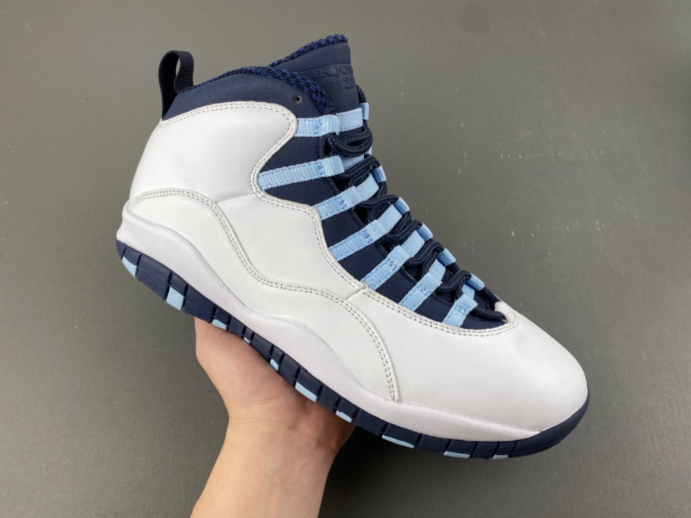 Air Jordan 10 Retro Ice Blue 2005 310805 141 5 - www.kickbulk.co