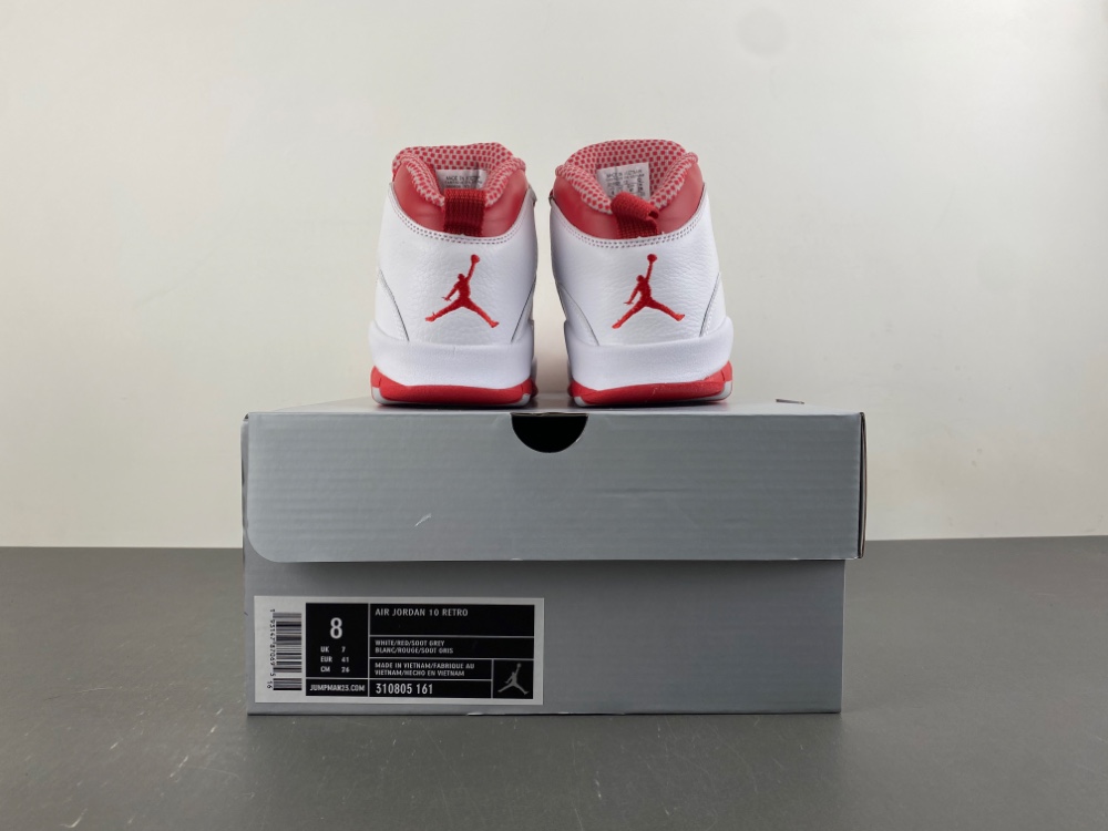 Air Jordan 10 Retro Red Steel 2005 310805 161 14 - www.kickbulk.co