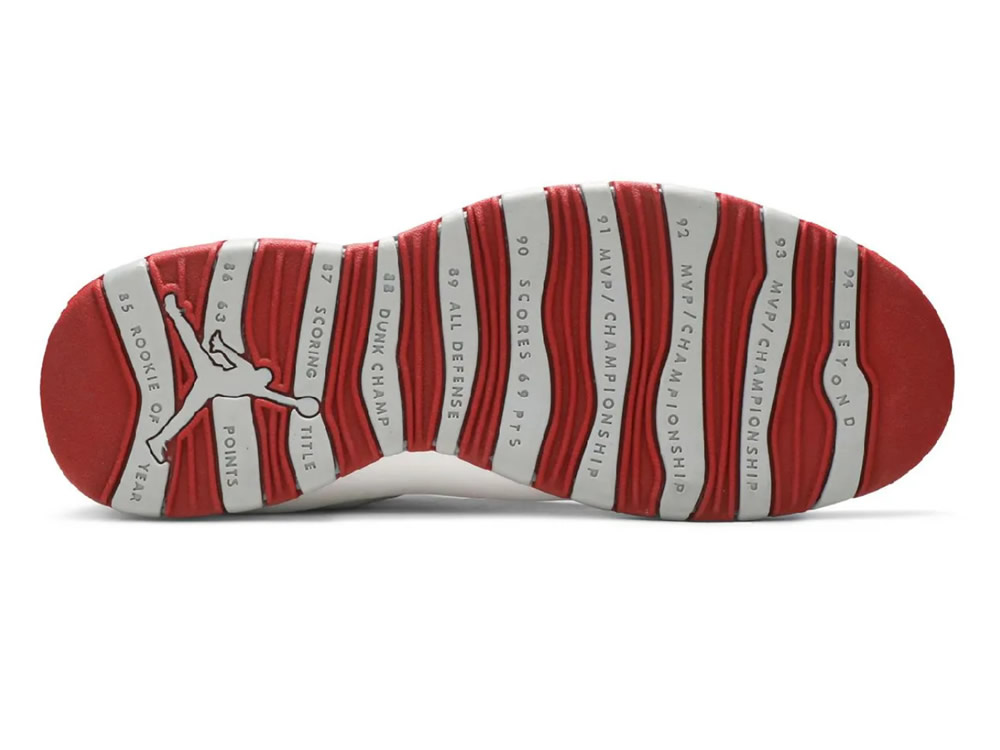 Air Jordan 10 Retro Red Steel 2005 310805 161 4 - www.kickbulk.co