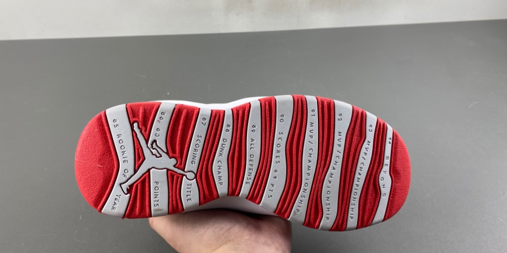 Air Jordan 10 Retro Red Steel 2005 310805 161 9 - www.kickbulk.co