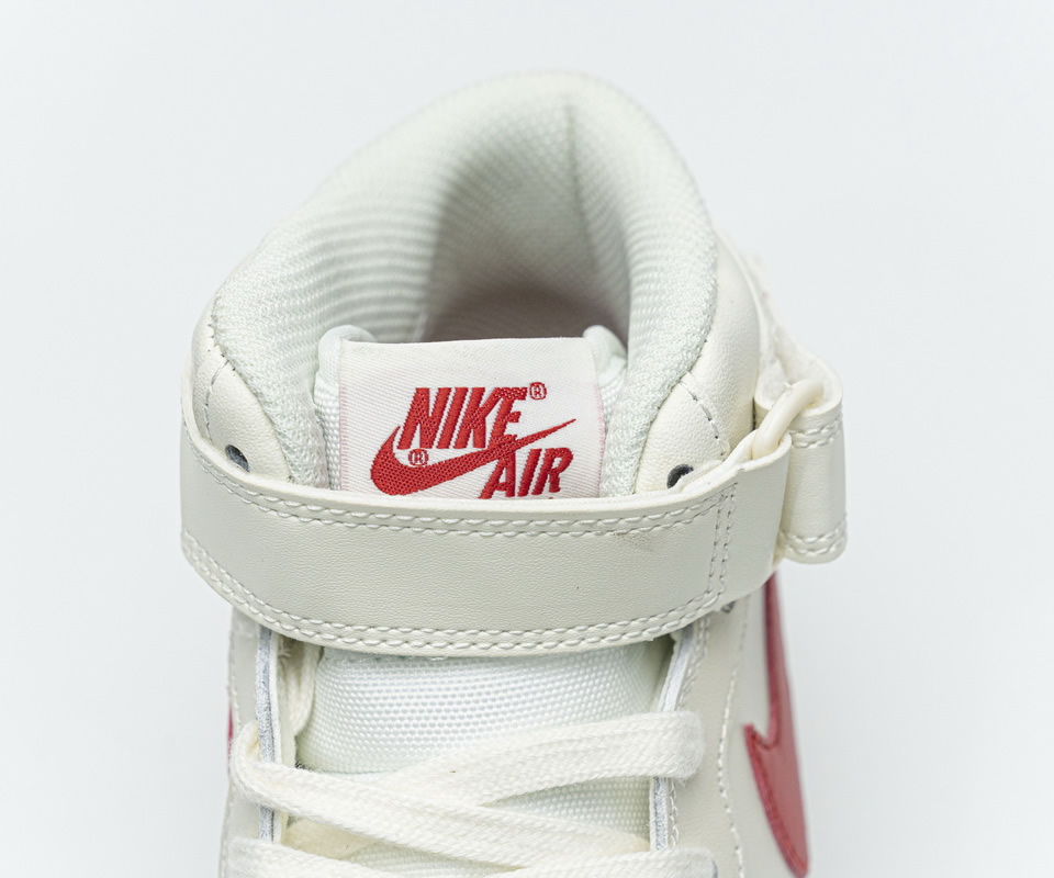 Nike Air Force 1 Mid 07 Sail University Red 315123 126 10 - www.kickbulk.co