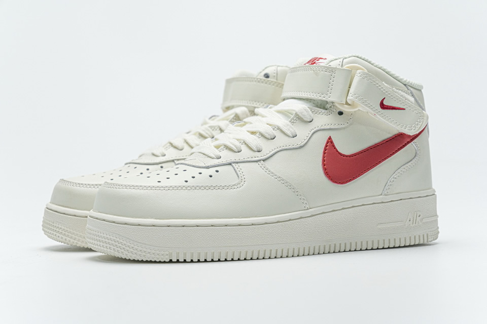 Nike Air Force 1 Mid 07 Sail University Red 315123 126 4 - www.kickbulk.co