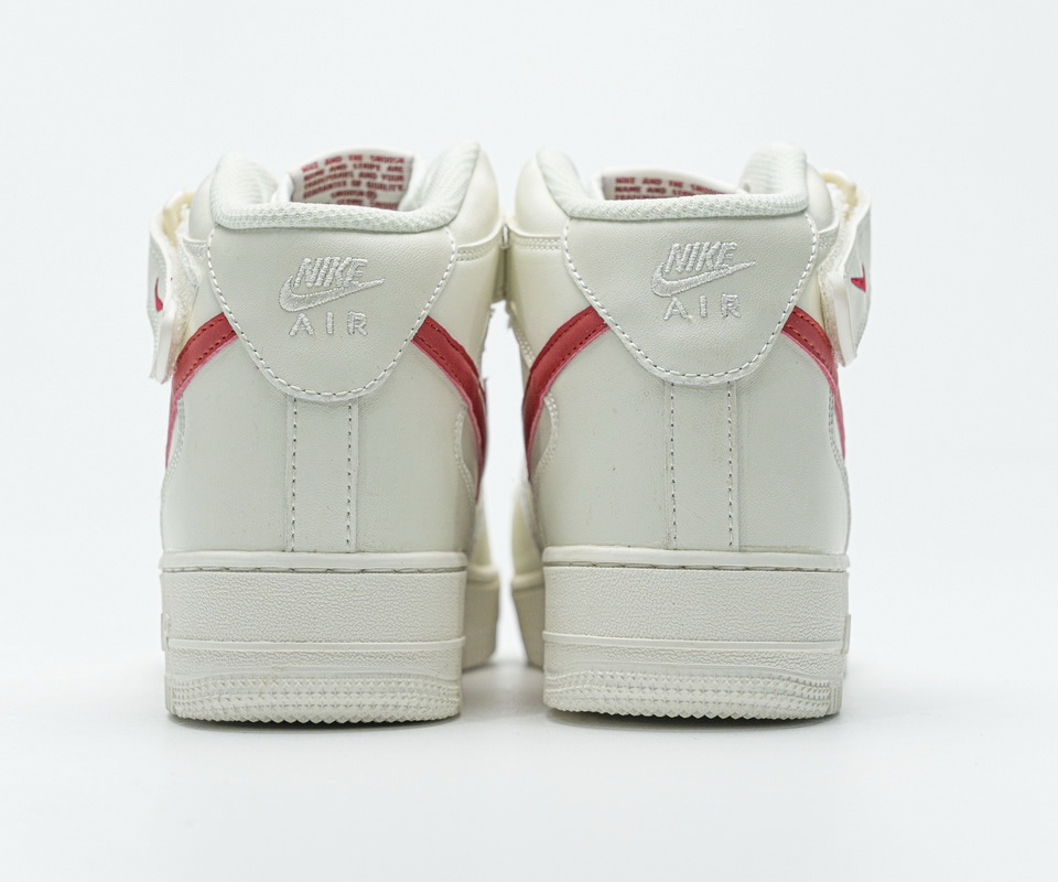 Nike Air Force 1 Mid 07 Sail University Red 315123 126 7 - www.kickbulk.co