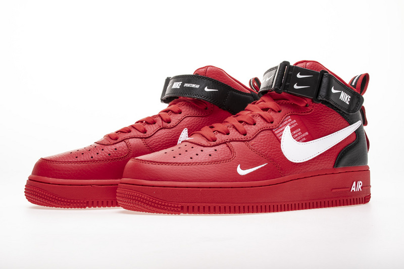 Nike Air Force 1 Low 07 Lv8 Red 804609 605 4 - www.kickbulk.co