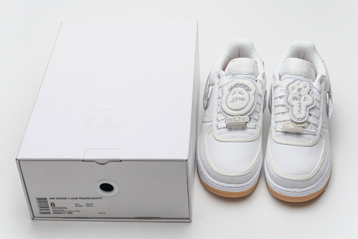 Nike Air Force 1 Low Travis Scott White Aq4211 100 6 - www.kickbulk.co