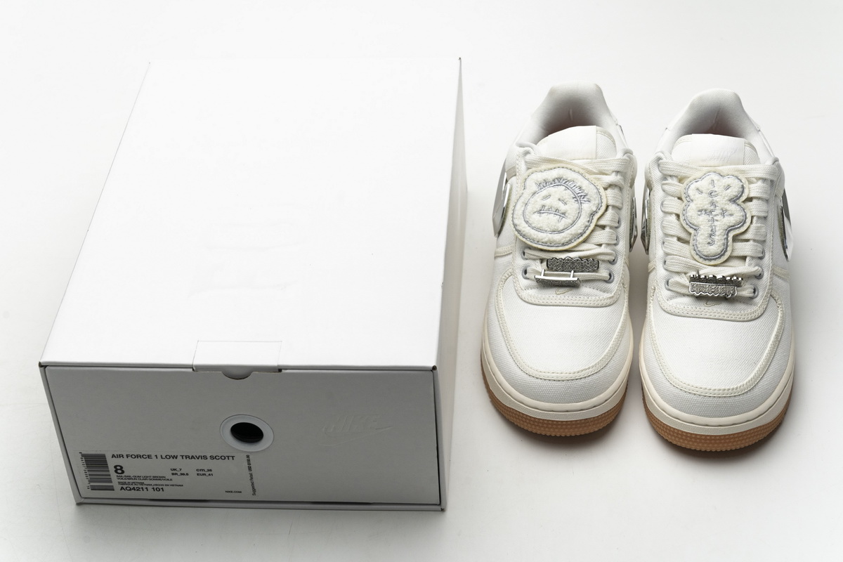 Travis Scott Nike Air Force 1 Low Sail Aq4211 101 24 - www.kickbulk.co