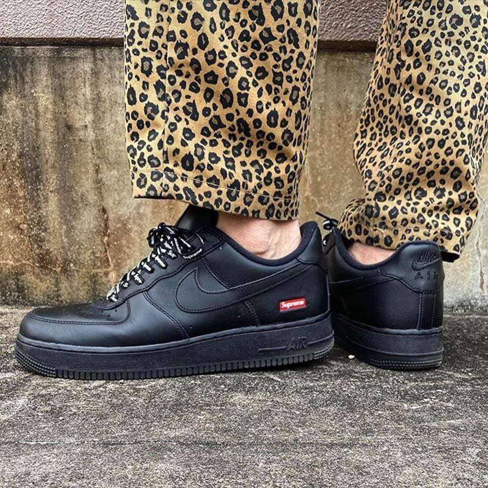 Supreme X Nike Air Force 1 Low Box Logo Black Cu9225 001 6 - www.kickbulk.co