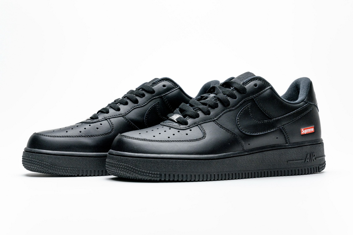 Supreme X Nike Air Force 1 Low Box Logo Black Cu9225 001 9 - www.kickbulk.co