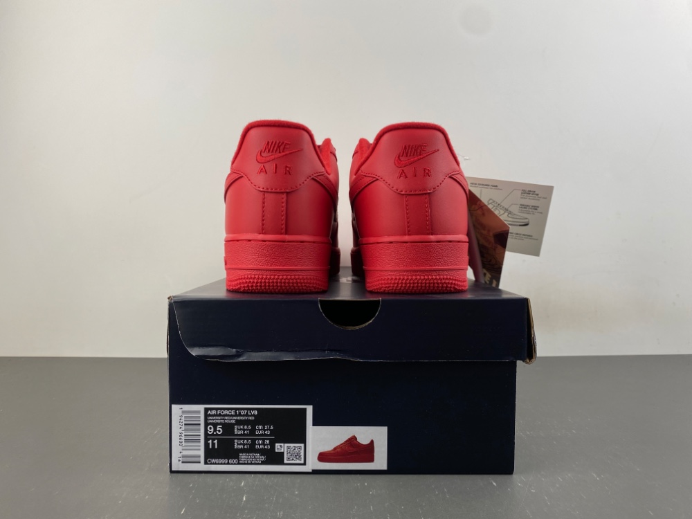 Air Force 1 Low 07 Lv8 1 Triple Red Cw6999 600 14 - www.kickbulk.co