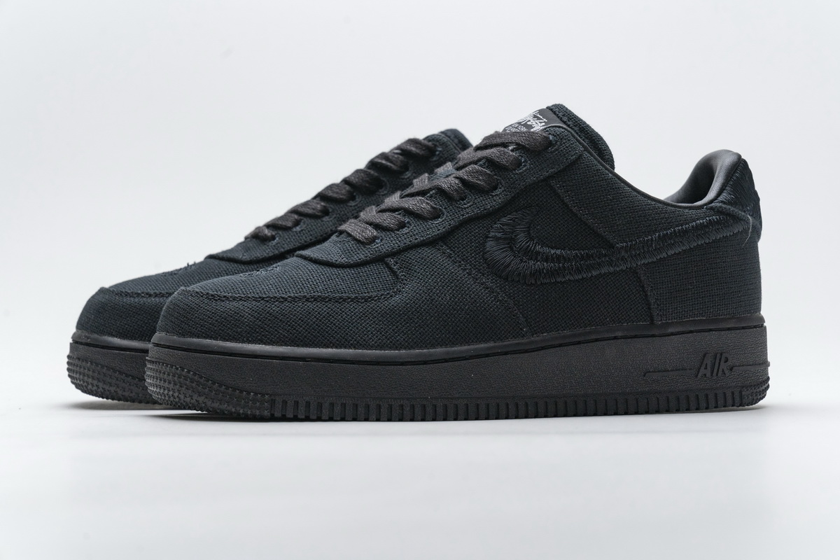 Cz9084 001 Stussy X Nike Air Force 1 Low Black 3 - www.kickbulk.co