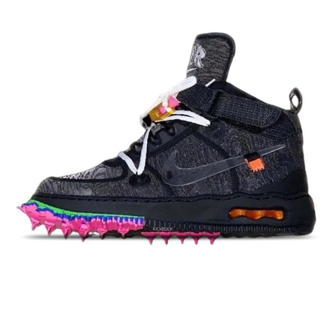 Off White Nike Air Force 1 Mid Black Do6290 001 1 - www.kickbulk.co