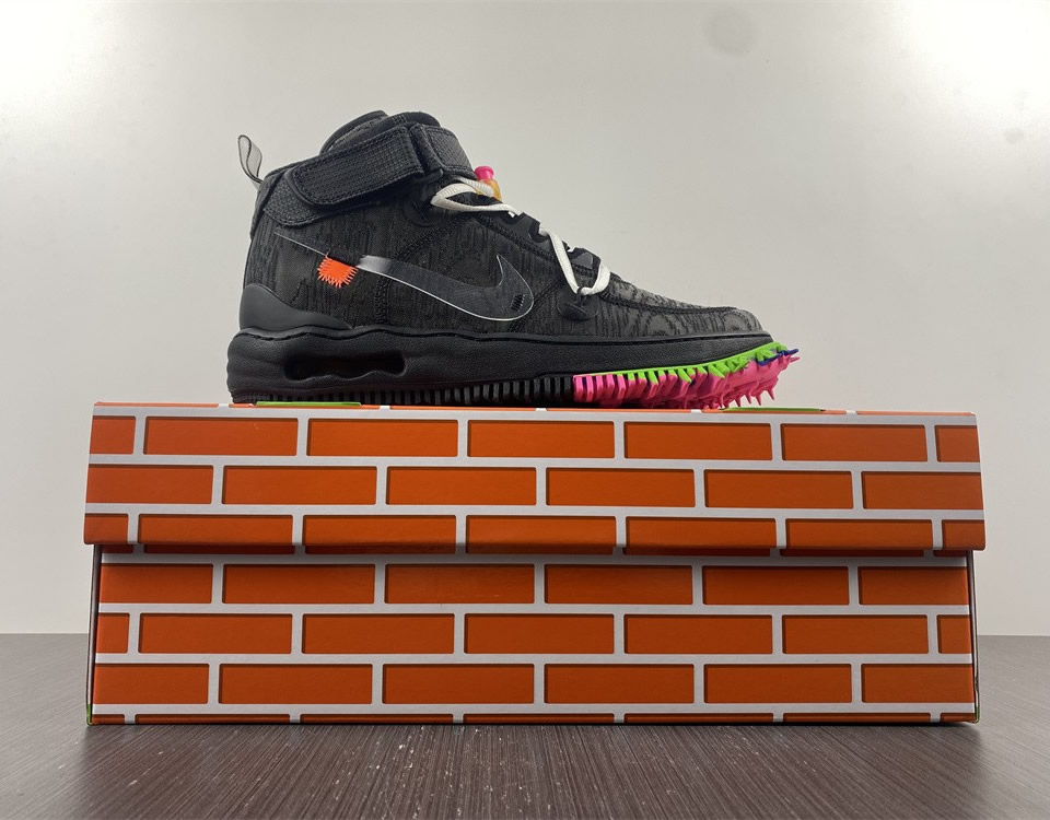 Off White Nike Air Force 1 Mid Black Do6290 001 11 - www.kickbulk.co