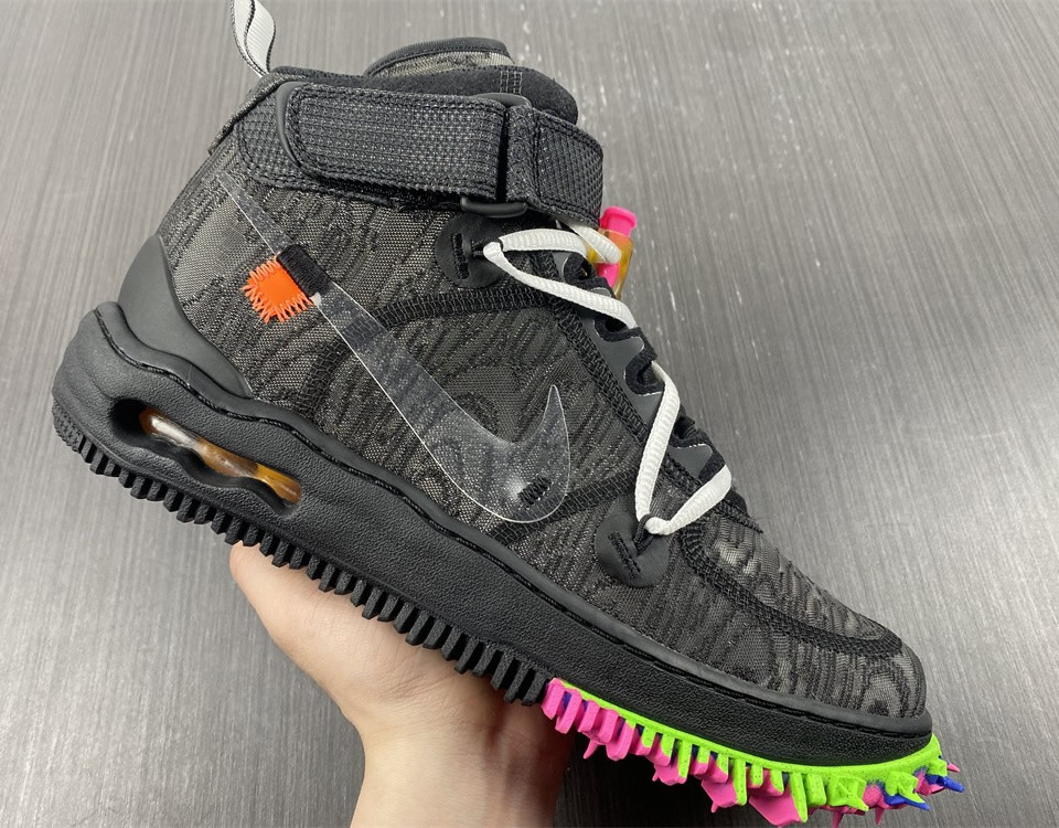 Off White Nike Air Force 1 Mid Black Do6290 001 6 - www.kickbulk.co