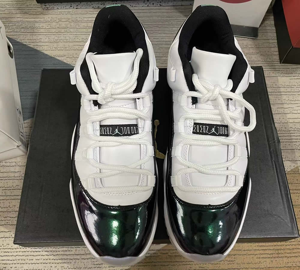 Air Jordan 11 Retro Low Emerald 528895 145 2 - www.kickbulk.co