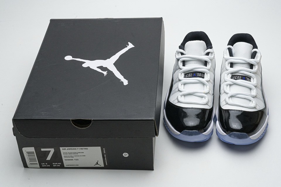 Nike Air Jordan 11 Retro Low Concord 528895 153 7 - www.kickbulk.co