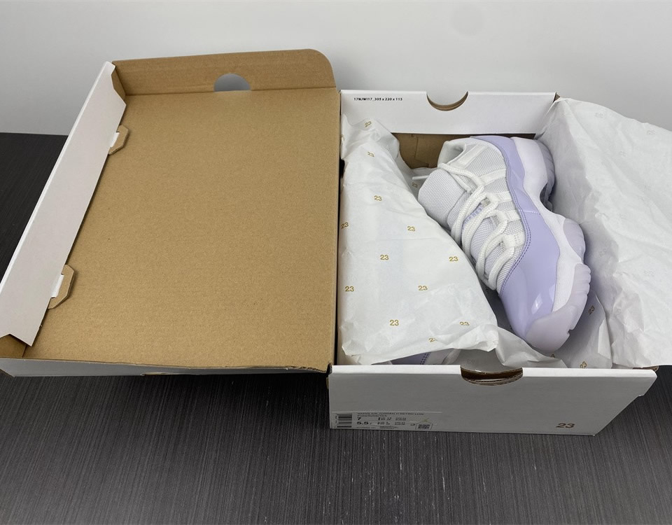 Air Jordan 11 Low Pure Violet Ah7860 101 12 - www.kickbulk.co