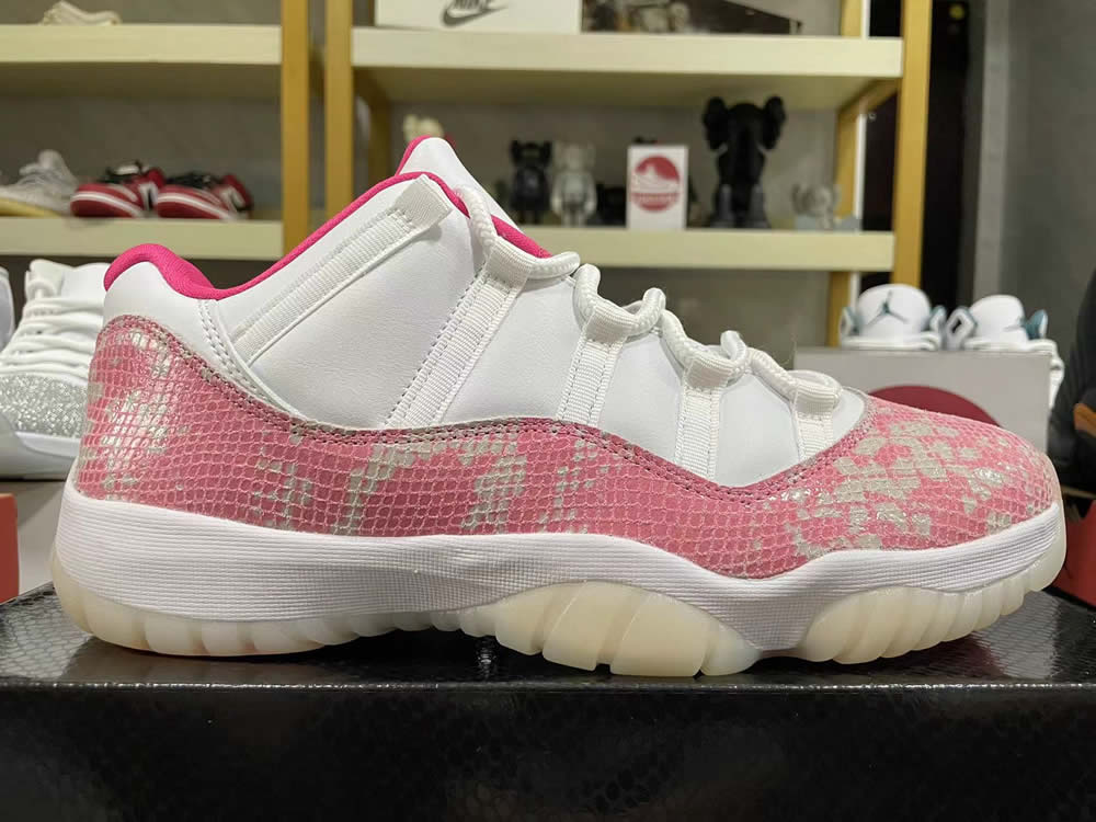 Air Jordan 11 Retro Low Pink Snakeskin Wmns Ah7860 106 11 - www.kickbulk.co