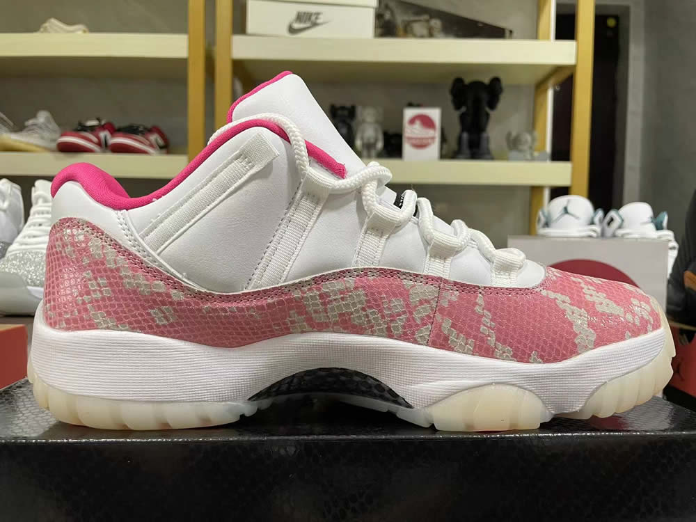 Air Jordan 11 Retro Low Pink Snakeskin Wmns Ah7860 106 14 - www.kickbulk.co