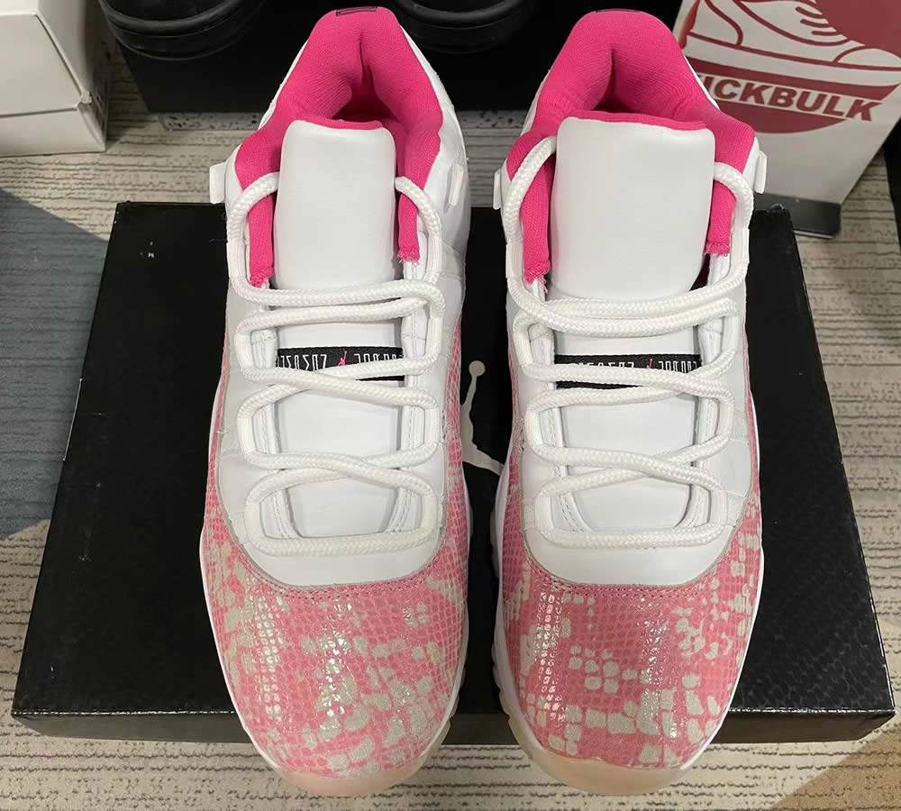 Air Jordan 11 Retro Low Pink Snakeskin Wmns Ah7860 106 7 - www.kickbulk.co