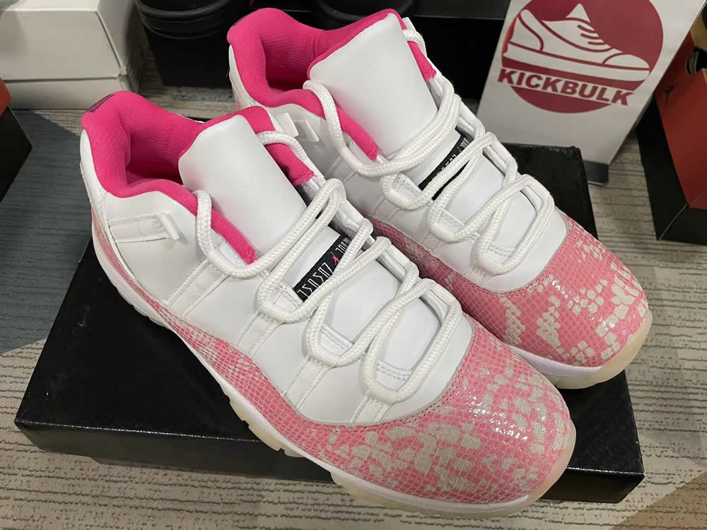 Air Jordan 11 Retro Low Pink Snakeskin Wmns Ah7860 106 9 - www.kickbulk.co