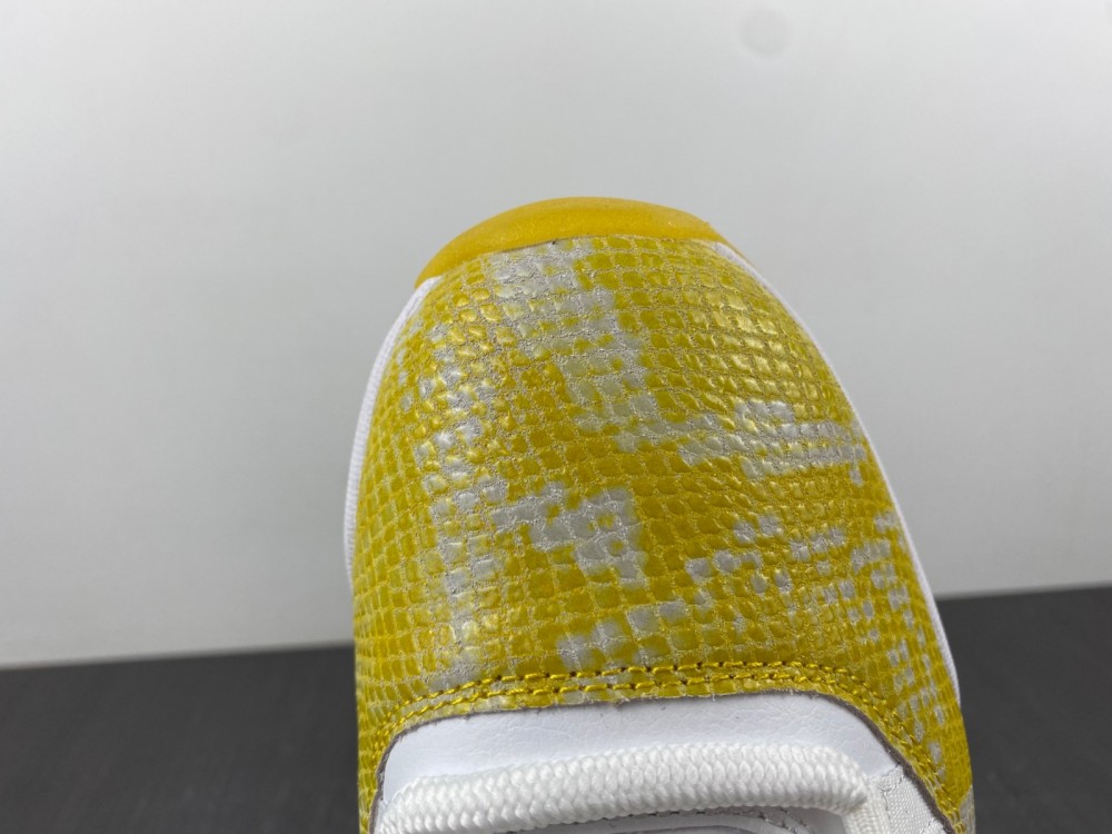 0 Air Jordan 11 Low Yellow Snakeskin Wmns Ah7860 107 11 - www.kickbulk.co