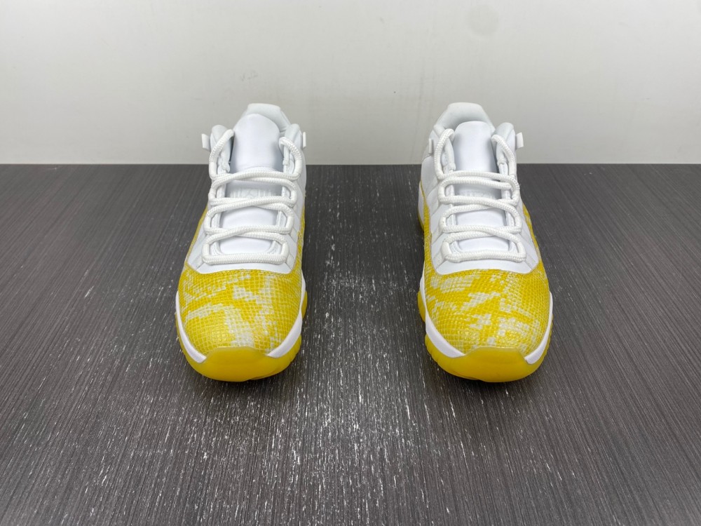 0 Air Jordan 11 Low Yellow Snakeskin Wmns Ah7860 107 3 - www.kickbulk.co