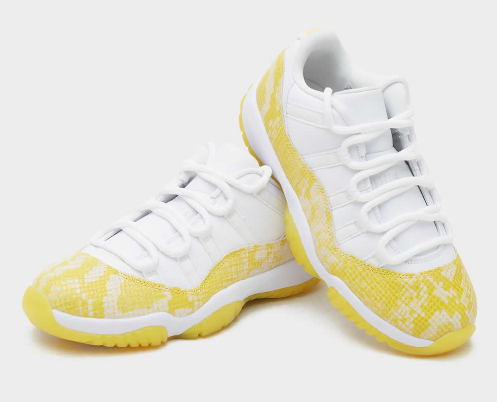 Air Jordan 11 Low Yellow Snakeskin Wmns Ah7860 107 3 - www.kickbulk.co