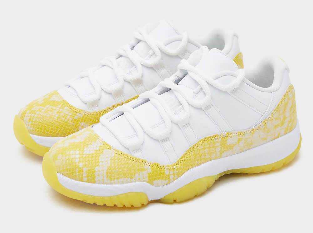 Air Jordan 11 Low Yellow Snakeskin Wmns Ah7860 107 4 - www.kickbulk.co