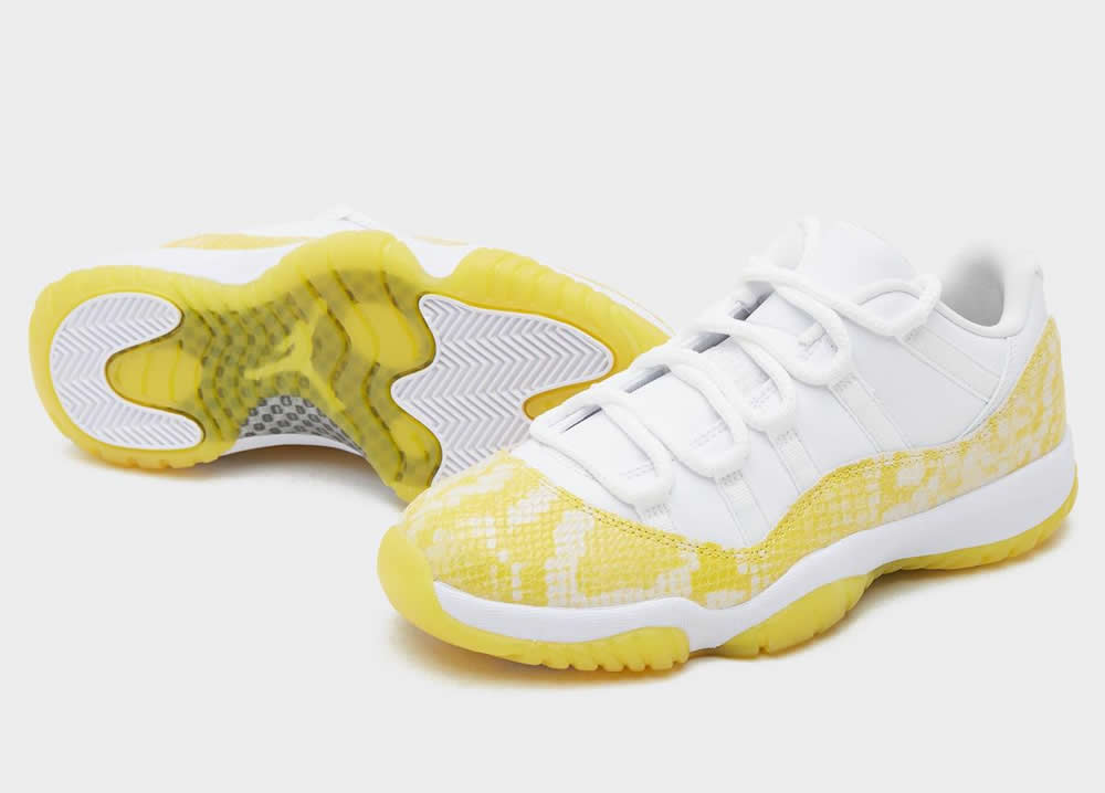 Air Jordan 11 Low Yellow Snakeskin Wmns Ah7860 107 5 - www.kickbulk.co