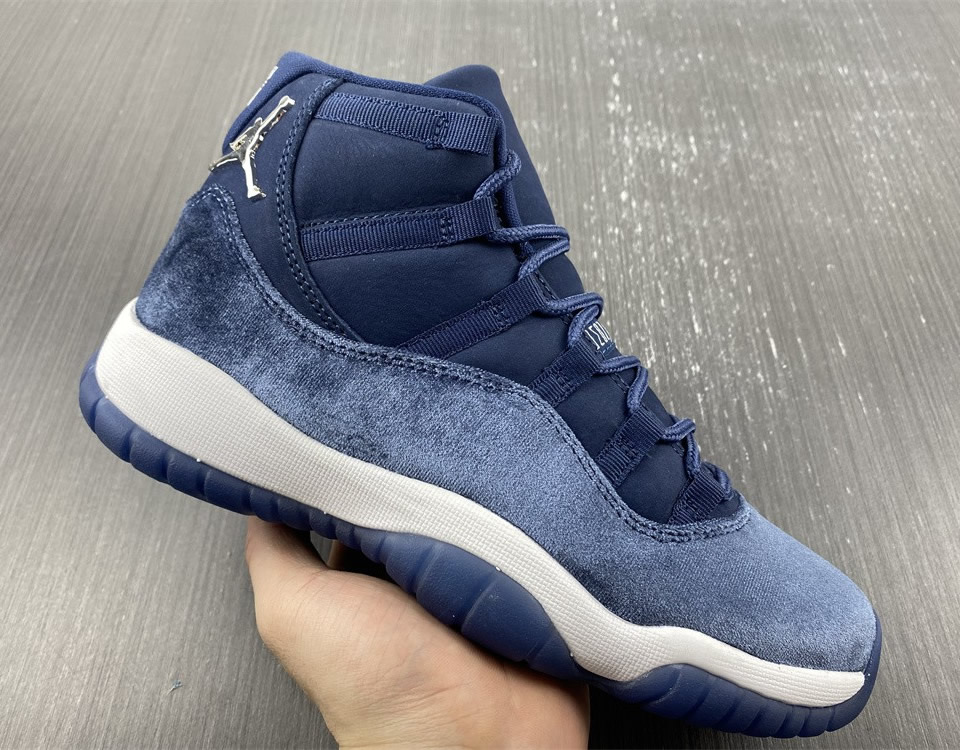 Air Jordan 11 Retro Navy Velvet Wmns Ar0715 441 5 - www.kickbulk.co