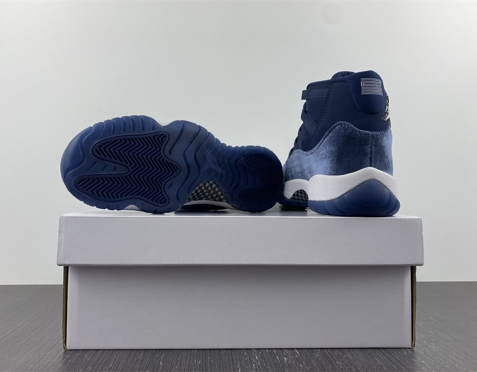 Air Jordan 11 Retro Navy Velvet Wmns Ar0715 441 9 - www.kickbulk.co