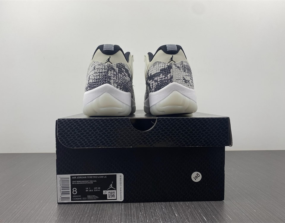 Air Jordan 11 Retro Low Light Bone Snakeskin Cd6846 002 15 - www.kickbulk.co